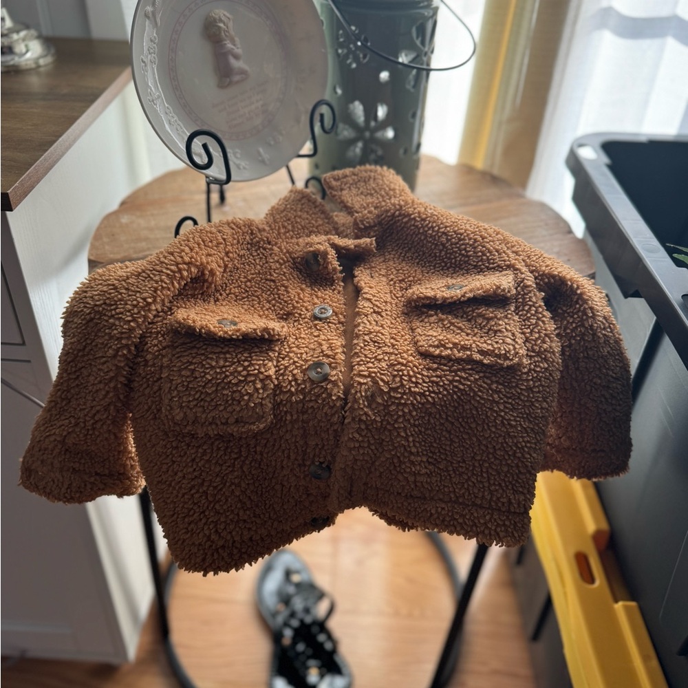 Target Cozy Brown Kids Puffer Jacket